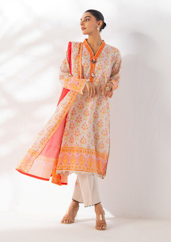 3 Piece - Digital Printed Luxury Lawn.