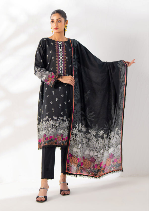 3 Piece - Digital Printed Luxury Lawn.