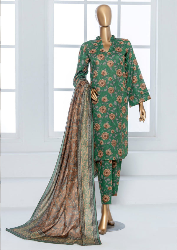 3 Piece – Allover Khaddar Suit.