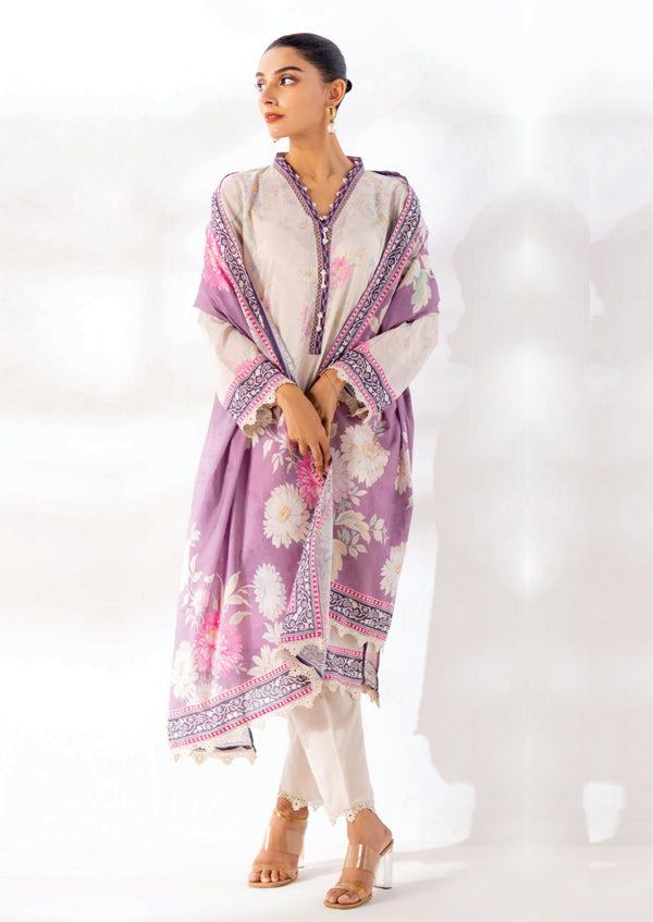 3 Piece - Digital Printed Luxury Lawn.