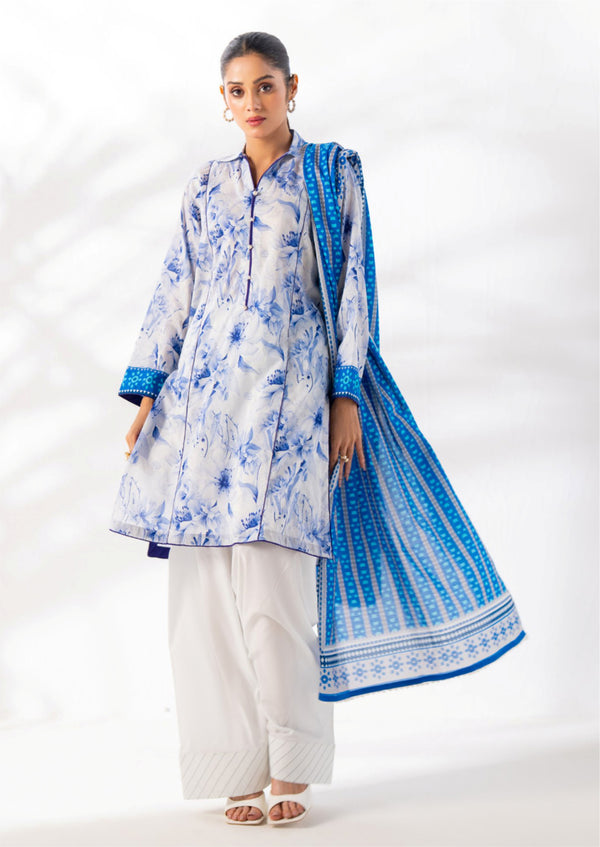 3 Piece - Digital Printed Luxury Lawn.